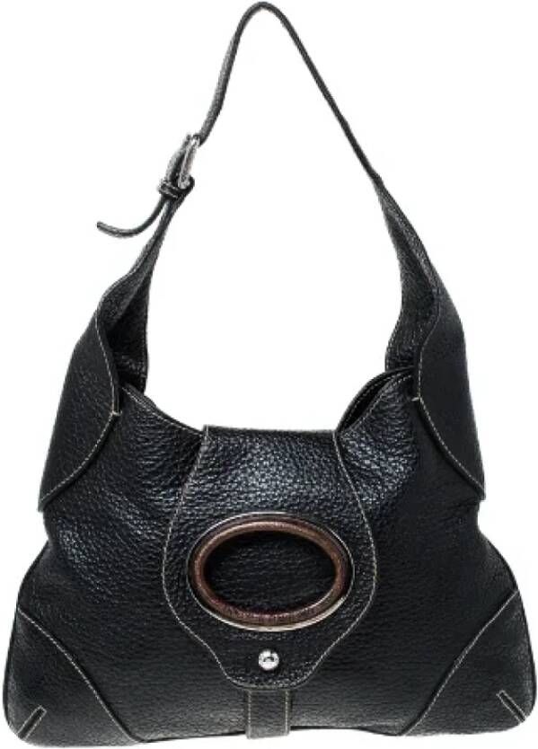 Dolce & Gabbana Pre-owned Leather shoulder-bags Zwart Dames