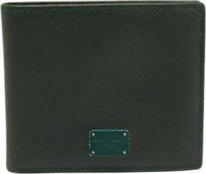Dolce & Gabbana Pre-owned Pre-owned Leather wallets Groen Dames