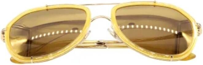 Dolce & Gabbana Pre-owned Metal sunglasses Geel Unisex