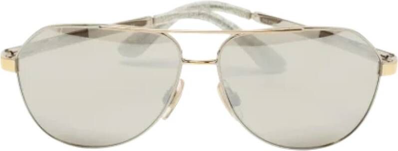 Dolce & Gabbana Pre-owned Metal sunglasses Grijs Dames