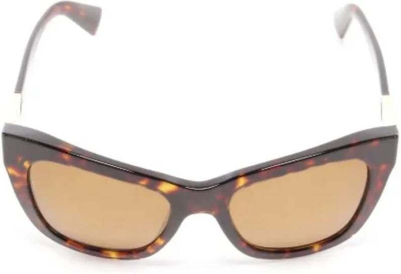 Dolce & Gabbana Pre-owned Plastic sunglasses Bruin Unisex