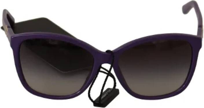 Dolce & Gabbana Pre-owned Plastic sunglasses Paars Dames