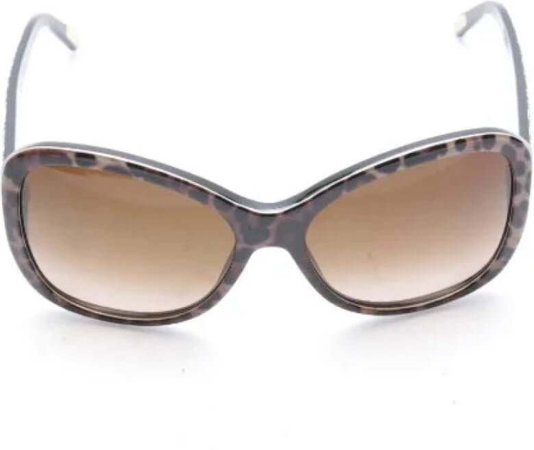 Dolce & Gabbana Pre-owned Pre-owned Plastic sunglasses Zwart Dames