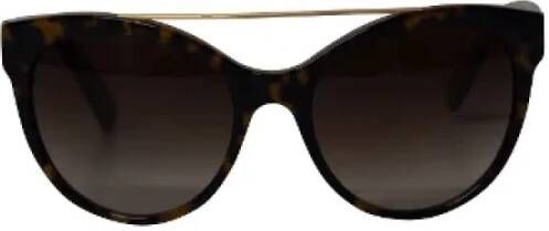 Dolce & Gabbana Pre-owned Plastic sunglasses Zwart Unisex