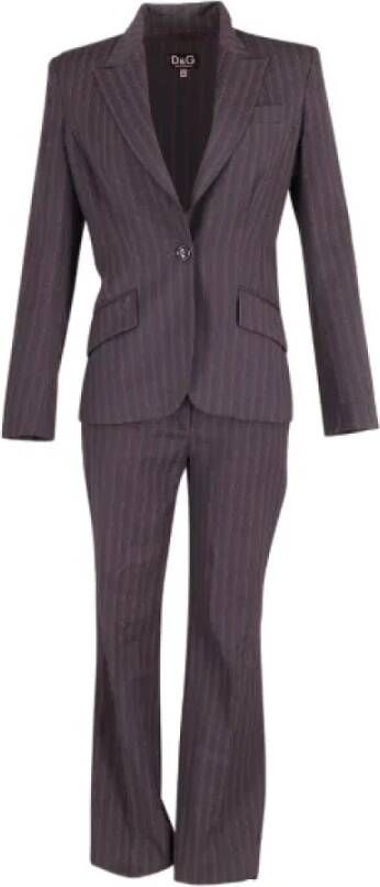 Dolce & Gabbana Pre-owned Polyester outerwear Meerkleurig Dames