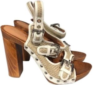 Dolce & Gabbana Pre-owned Pre-owned Sandals Beige Dames