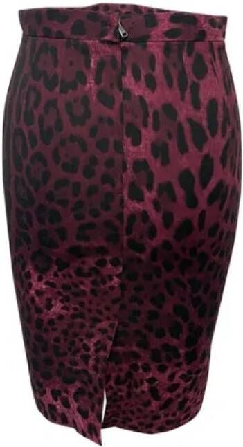 Dolce & Gabbana Pre-owned Silk bottoms Rood Dames