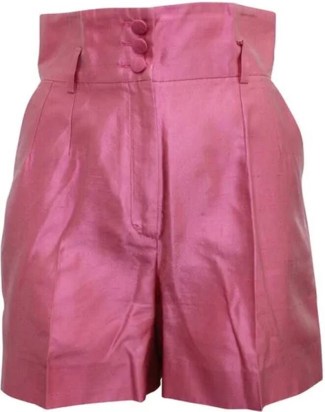 Dolce & Gabbana Pre-owned Pre-owned Silk bottoms Roze Dames