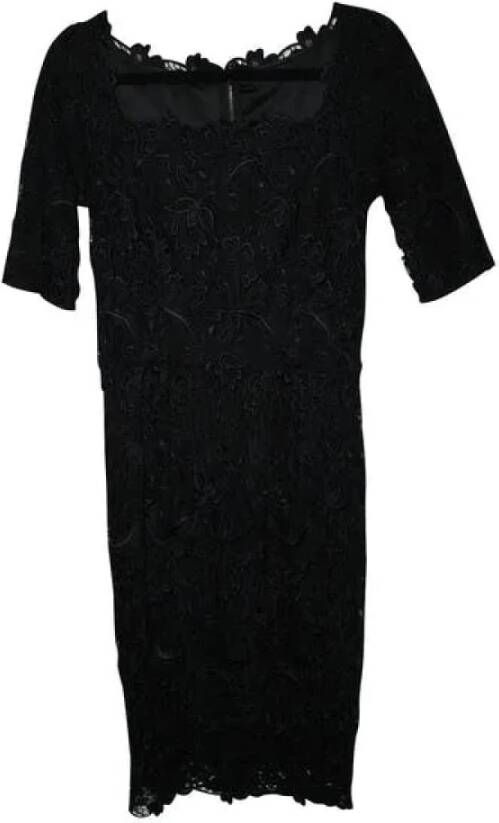 Dolce & Gabbana Pre-owned Silk dresses Zwart Dames