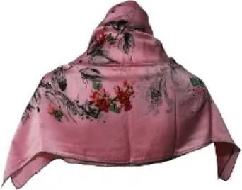 Dolce & Gabbana Pre-owned Silk scarves Roze Dames