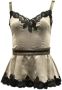 Dolce & Gabbana Pre-owned Silk tops Grijs Dames - Thumbnail 1