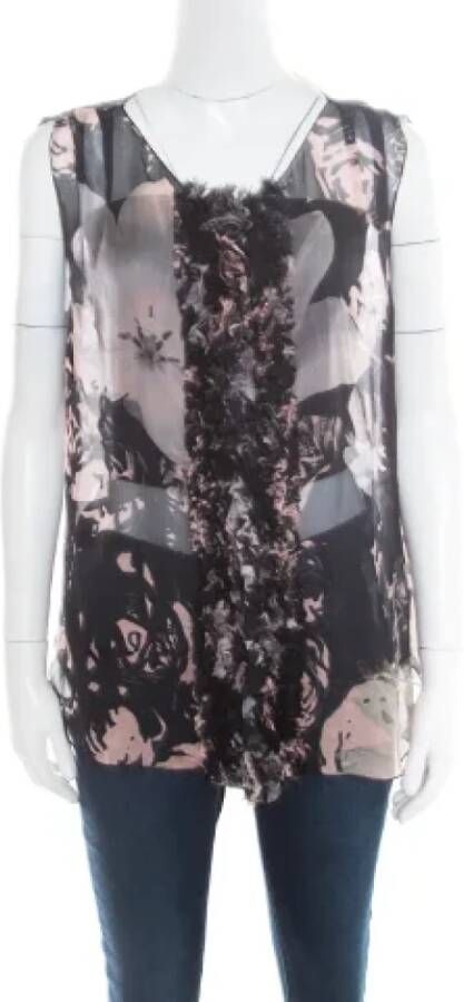 Dolce & Gabbana Pre-owned Silk tops Zwart Dames
