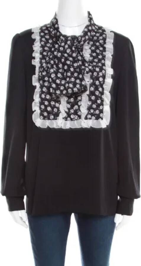 Dolce & Gabbana Pre-owned Silk tops Zwart Dames