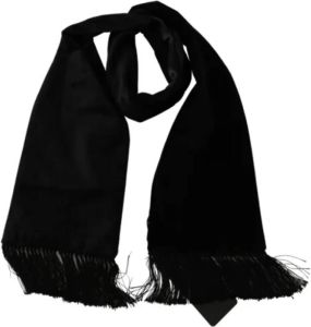 Dolce & Gabbana Pre-owned Pre-owned Velvet scarves Zwart Dames