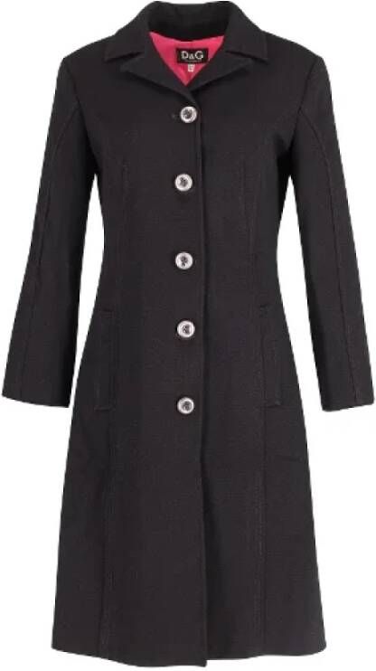 Dolce & Gabbana Pre-owned Wool outerwear Zwart Dames