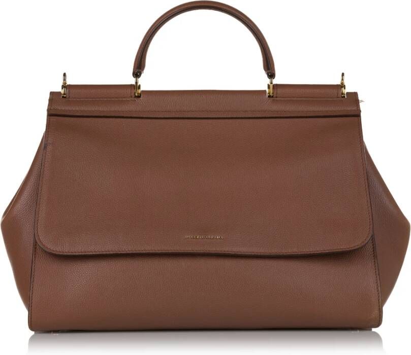 Dolce & Gabbana Pre-owned Preated tassen Bruin Dames