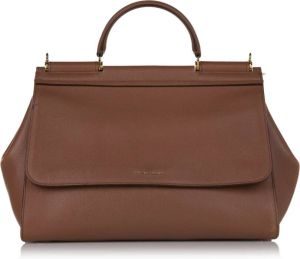 Dolce & Gabbana Pre-owned Preated tassen Bruin Dames