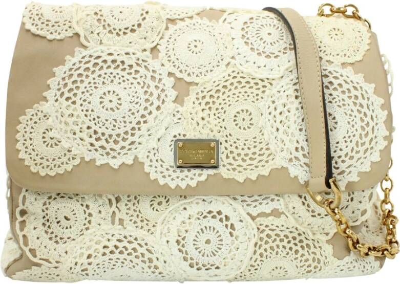 Dolce & Gabbana Pre-owned Shoulder Bags Beige Dames