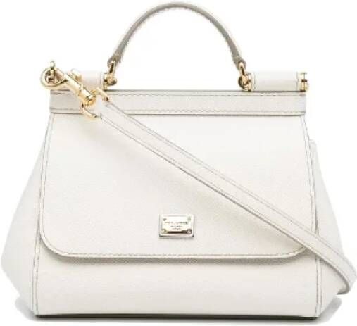 Dolce & Gabbana Pre-owned Shoulder Bags White Dames