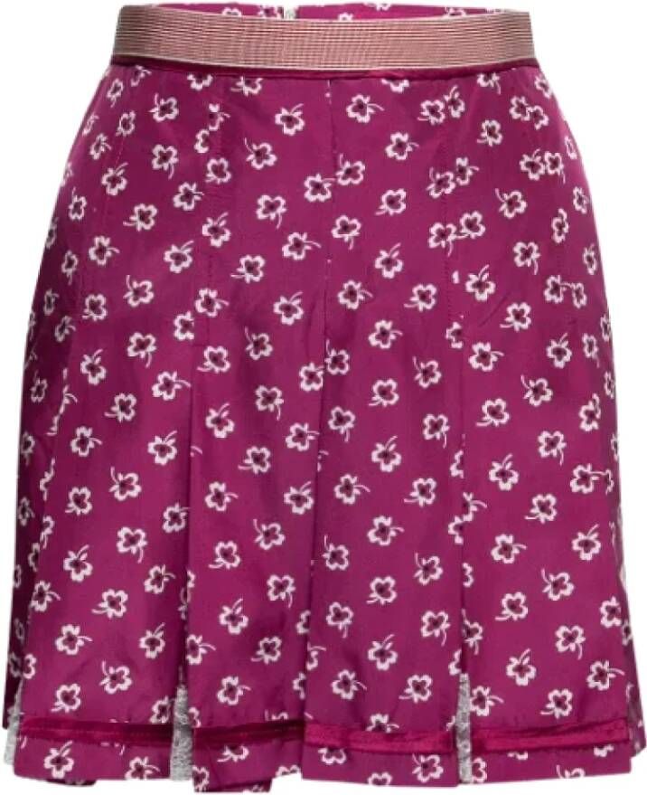Dolce & Gabbana Pre-owned Silk bottoms Roze Dames