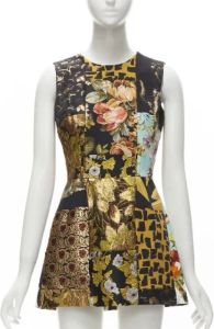 Dolce & Gabbana Pre-owned Silk dresses Bruin Dames