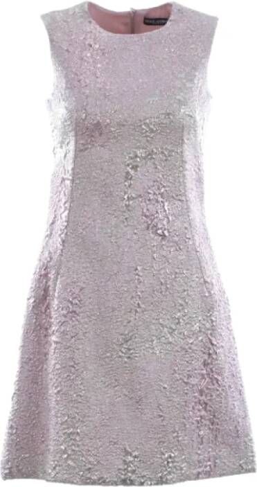 Dolce & Gabbana Pre-owned Silk dresses Roze Dames