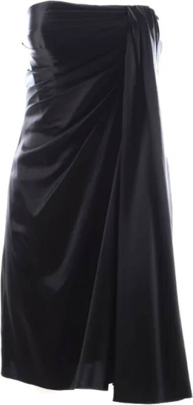 Dolce & Gabbana Pre-owned Silk dresses Zwart Dames