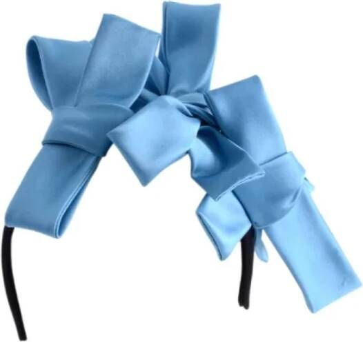 Dolce & Gabbana Pre-owned Silk hair-accessories Blauw Dames
