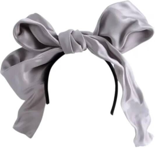 Dolce & Gabbana Pre-owned Silk hair-accessories Grijs Dames