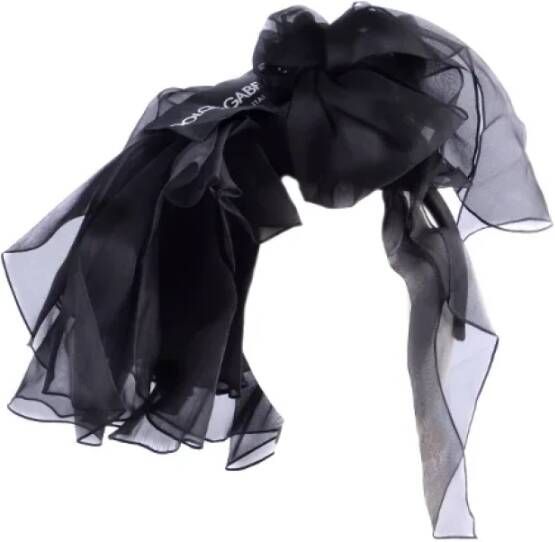 Dolce & Gabbana Pre-owned Silk hair-accessories Zwart Dames