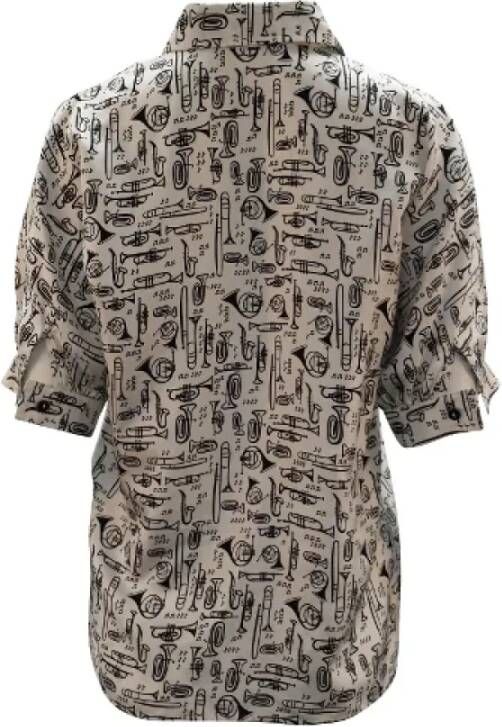 Dolce & Gabbana Pre-owned Silk tops White Dames