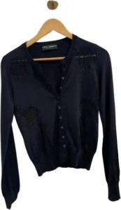 Dolce & Gabbana Pre-owned Silk tops Zwart Dames
