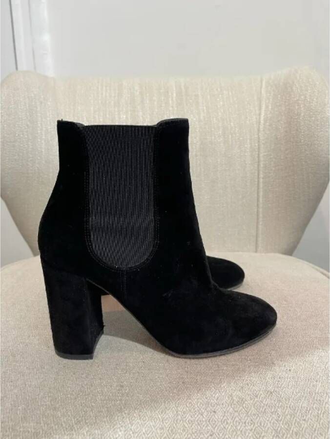 Dolce & Gabbana Pre-owned Suede boots Zwart Dames