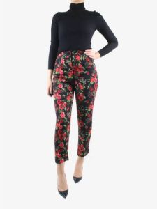 Dolce & Gabbana Pre-owned Viscose bottoms Zwart Dames
