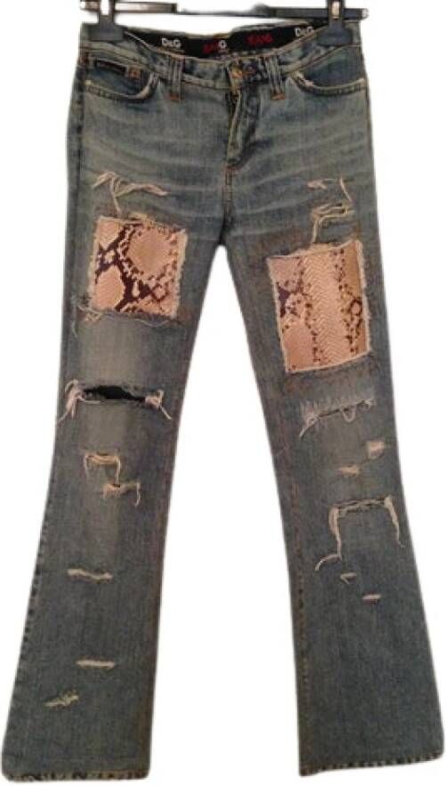 Dolce & Gabbana Pre-owned Voldoende jeans Blauw Dames