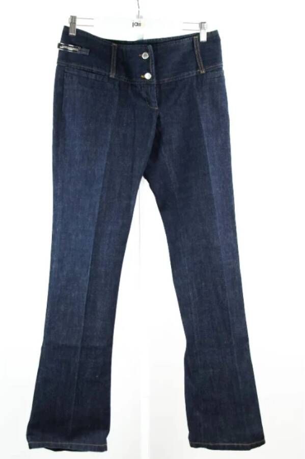 Dolce & Gabbana Pre-owned Voldoende katoenen jeans Blauw Dames