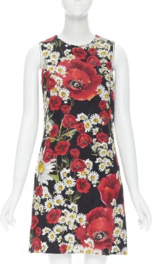 Dolce & Gabbana Pre-owned Voldoende katoenen jurken Zwart Dames