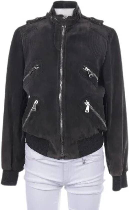 Dolce & Gabbana Pre-owned Voldoende lederen bovenkleding Bruin Dames