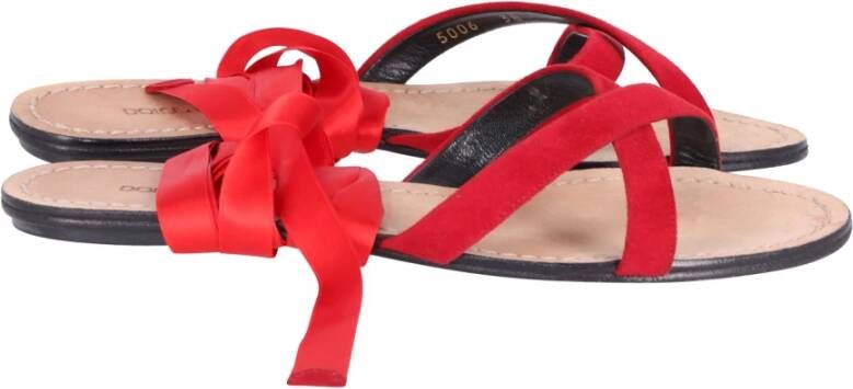 Dolce & Gabbana Pre-owned Voldoende sandalen Rood Dames