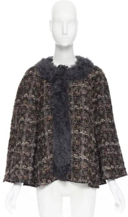 Dolce & Gabbana Pre-owned Voldoende wollen bovenkleding Bruin Dames