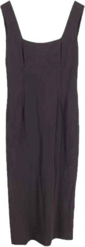 Dolce & Gabbana Pre-owned Wool dresses Zwart Dames