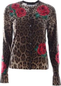 Dolce & Gabbana Pre-owned Wool tops Bruin Dames
