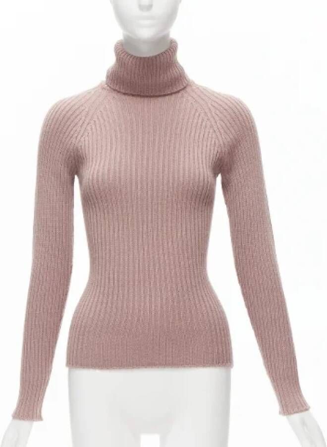 Dolce & Gabbana Pre-owned Wool tops Pink Dames