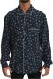 Dolce & Gabbana Zijdezachte Elegantie: Blauw Lounge Shirt met Skull Print Blue Heren - Thumbnail 1