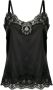 Dolce & Gabbana Luxe Kant Camisole Pyjama Black Dames - Thumbnail 1