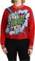 Dolce & Gabbana Red Knitted Cashmere Cartoon Top Sweater Rood Dames - Thumbnail 1