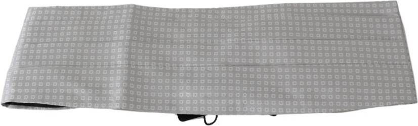 Dolce & Gabbana Silk Cummerbund Grijs