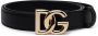 Dolce & Gabbana Logo Riem met Gouden Metalen Gesp Logo Riem Black - Thumbnail 13