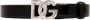 Dolce & Gabbana Zwart leren riem met zilveren logo Black Dames - Thumbnail 1