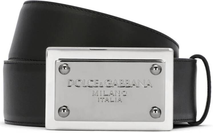 Dolce & Gabbana Riem Zwart Heren
